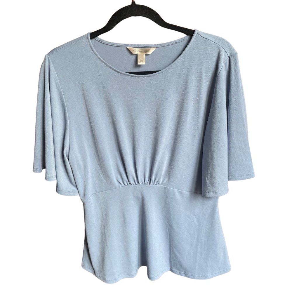 Banana Republic (BR) Light Blue Blouse, M
